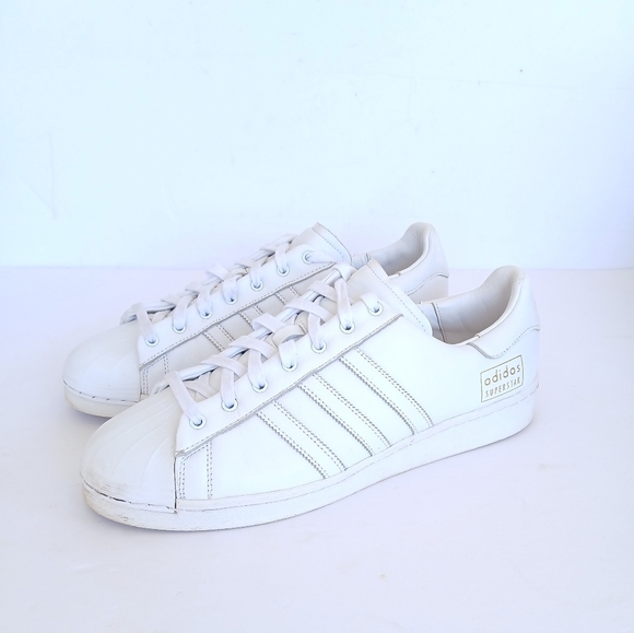 Adidas Superstar Lux White Leather Low 11.5 main image 5